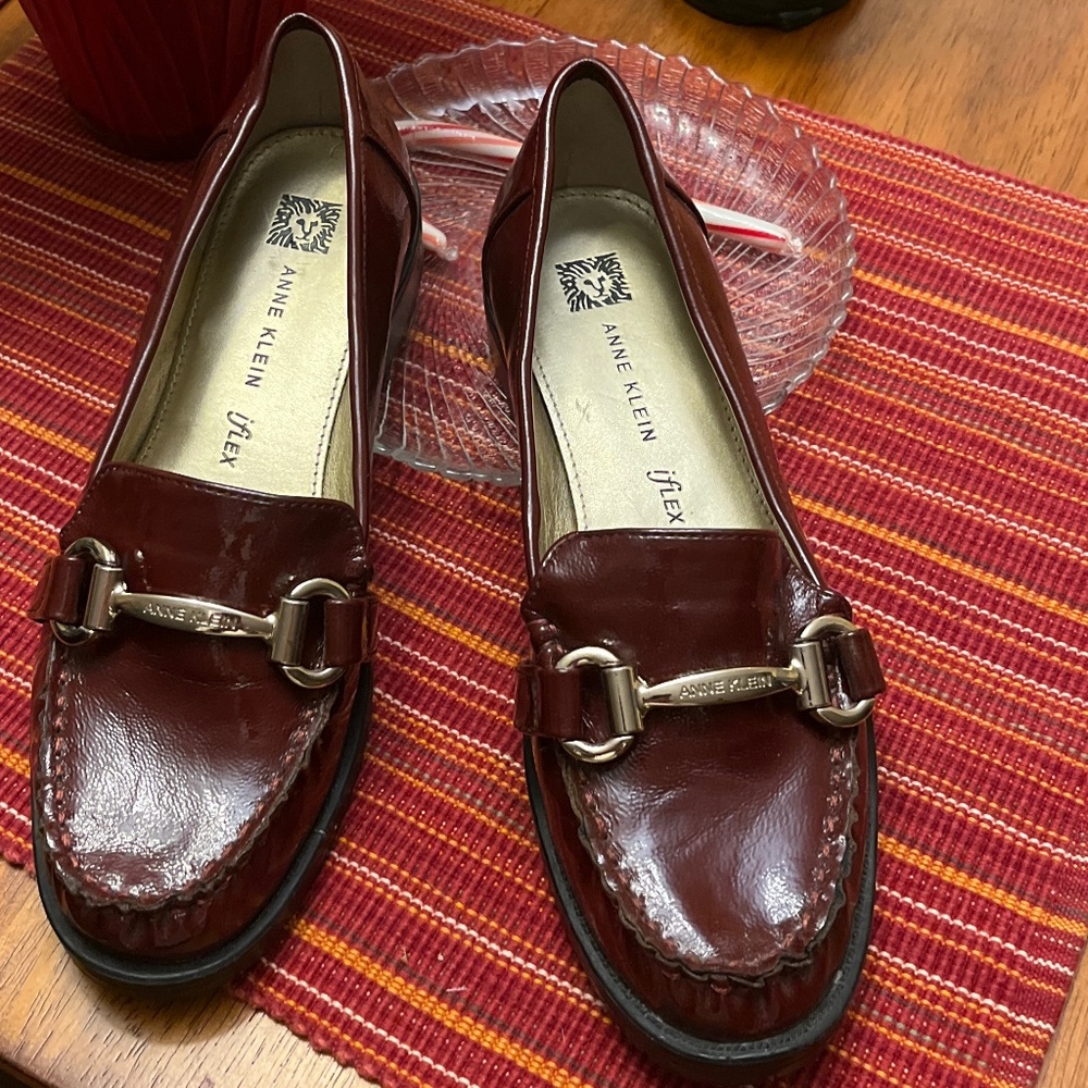 Ann Klein Maroon Loafers